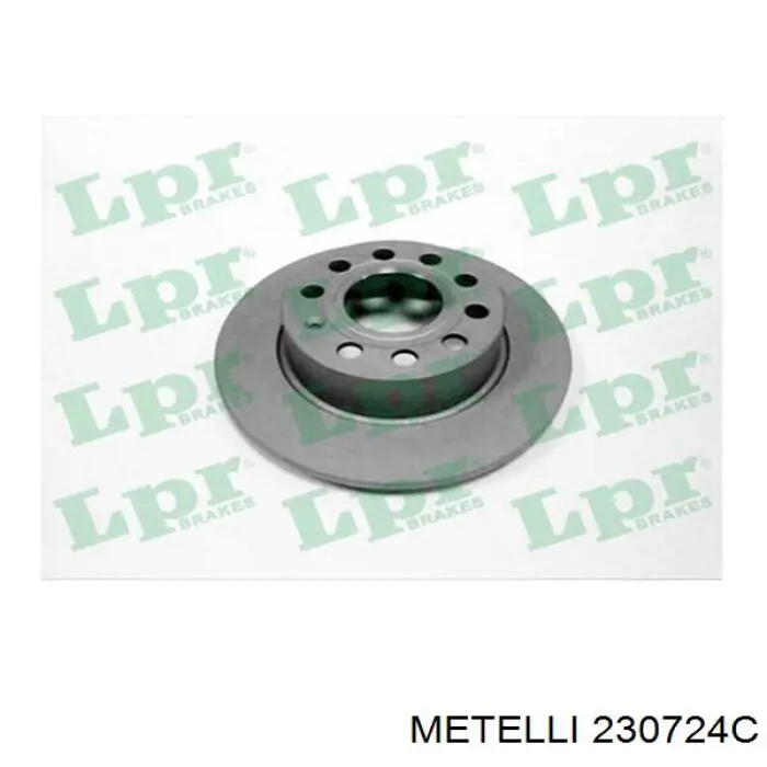 Купить 230724C Metelli Диск тормозной задний