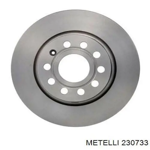  23-0733 Metelli диск тормозной передний