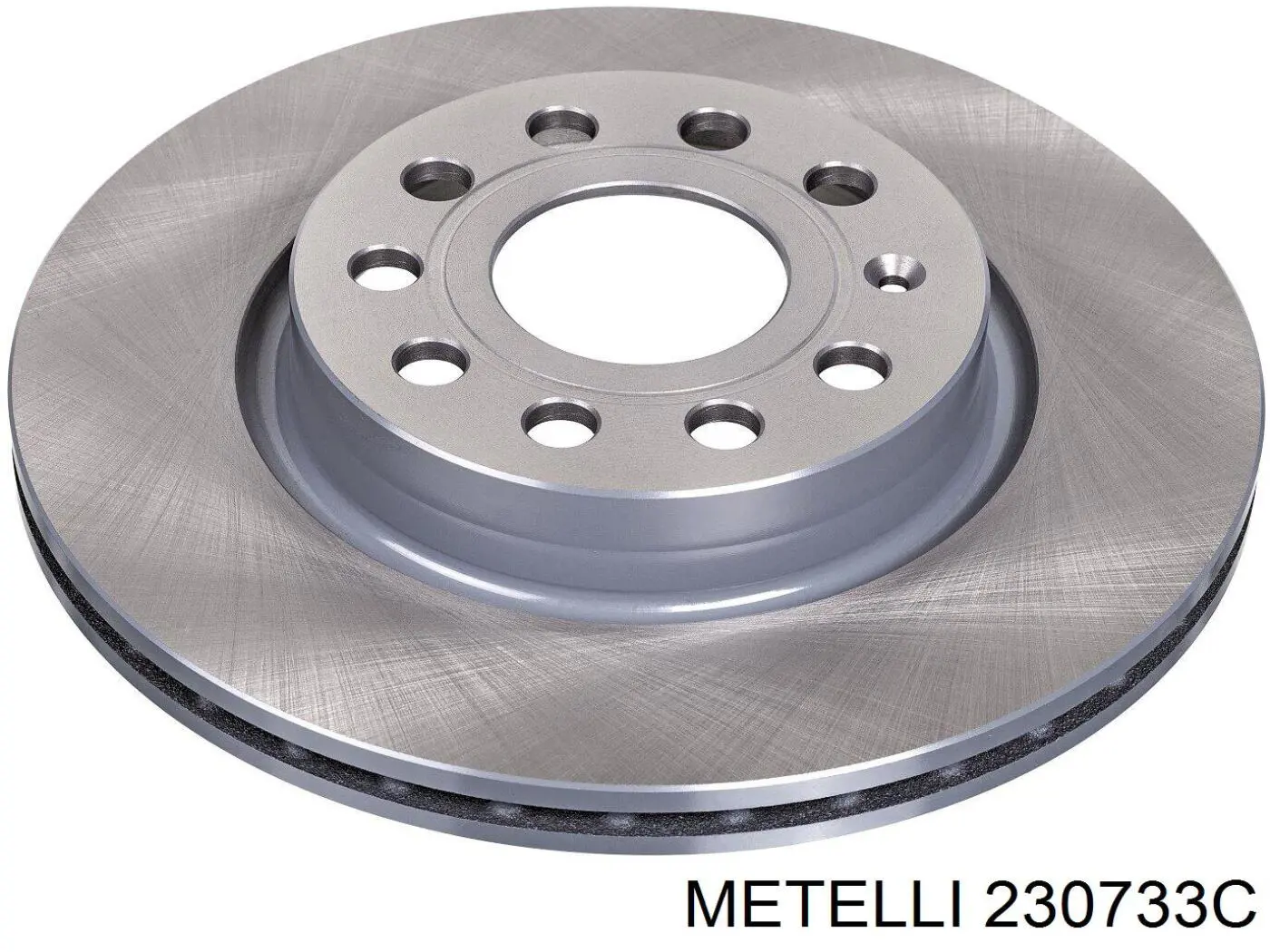 Freno de disco delantero 230733C Metelli