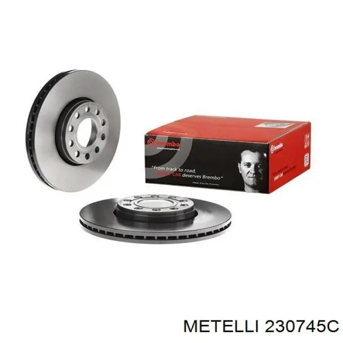 Передний тормозной диск Metelli 230745C
