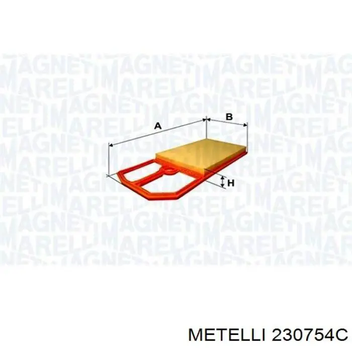 Передние тормозные диски 230754C Metelli