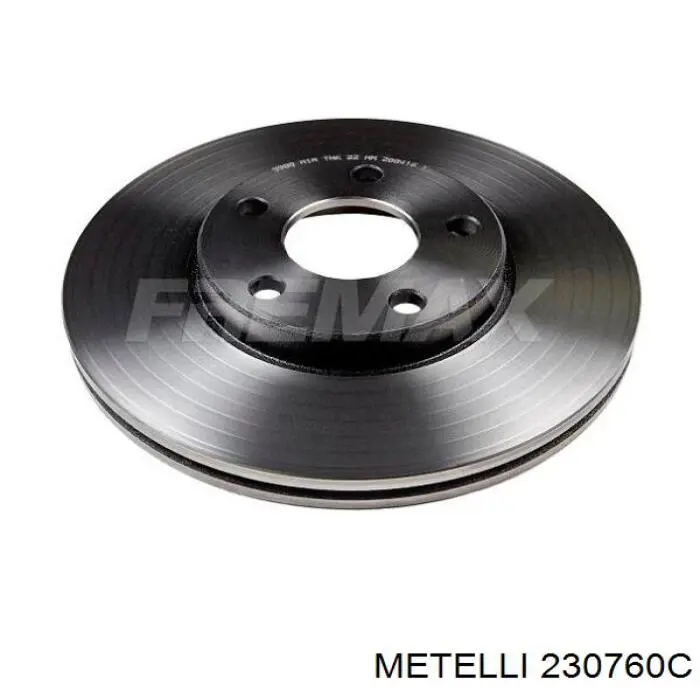 Передние тормозные диски 230760C Metelli
