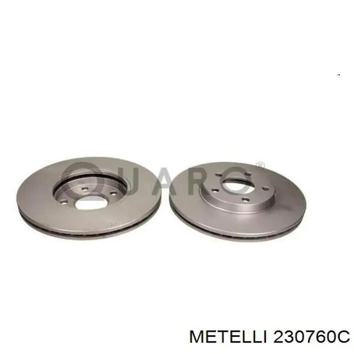 Передний тормозной диск Metelli 230760C