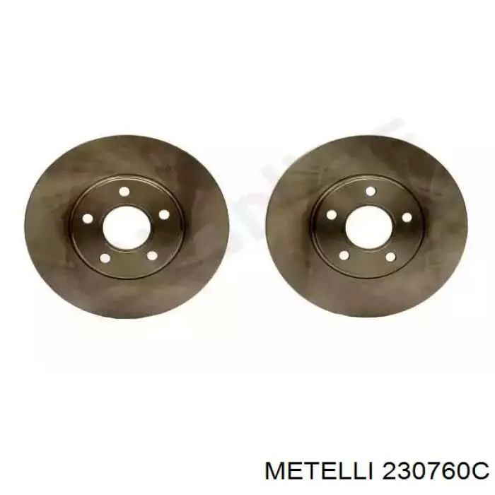 230760C Metelli Диск тормозной передний