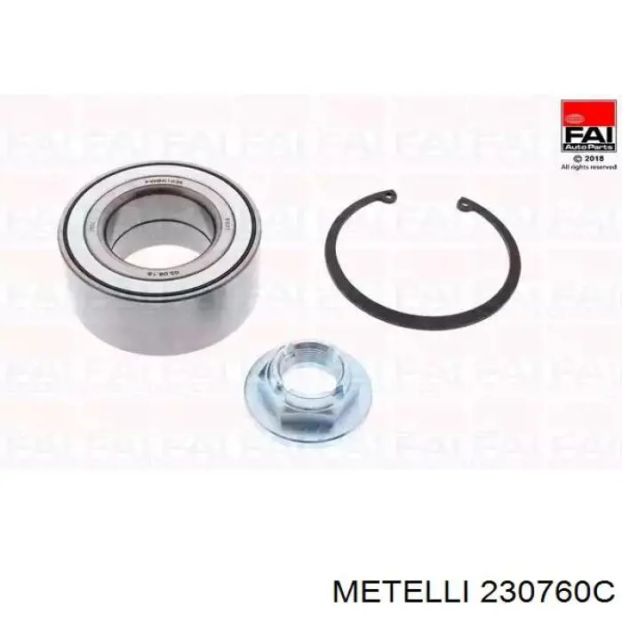 Купить 230760C Metelli Ротор тормозной