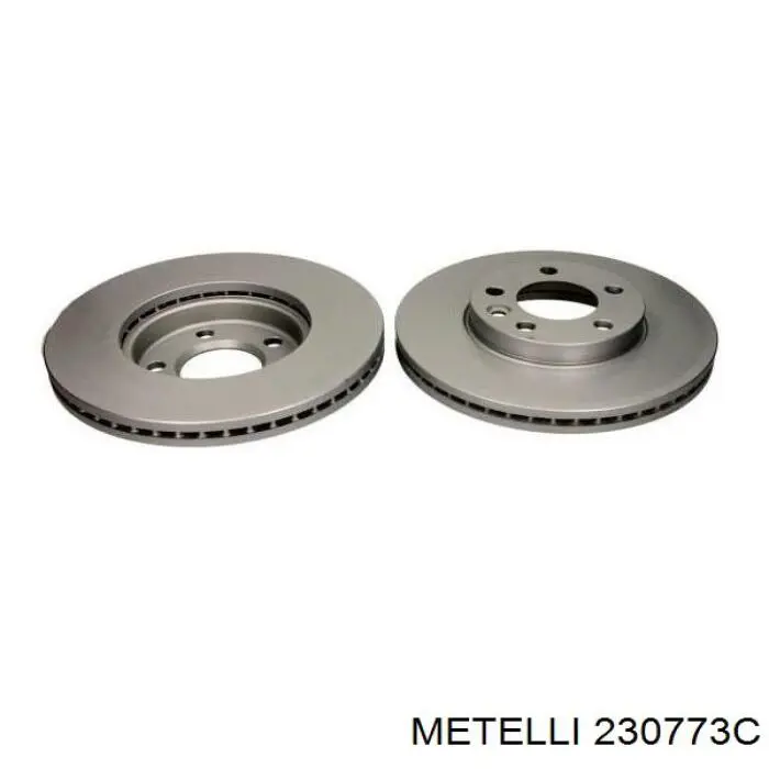 Передние тормозные диски 230773C Metelli