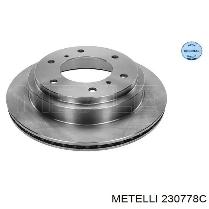 23-0778C Metelli диск тормозной задний