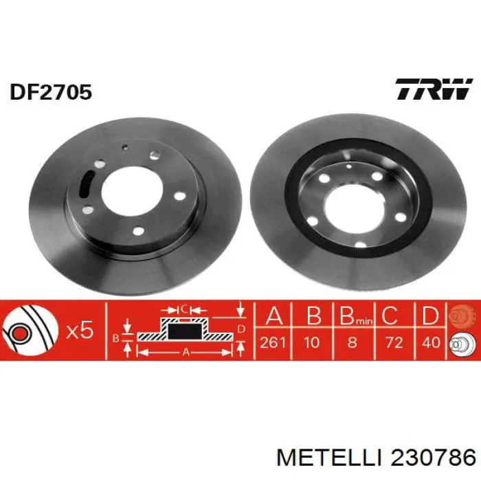 230786 Metelli