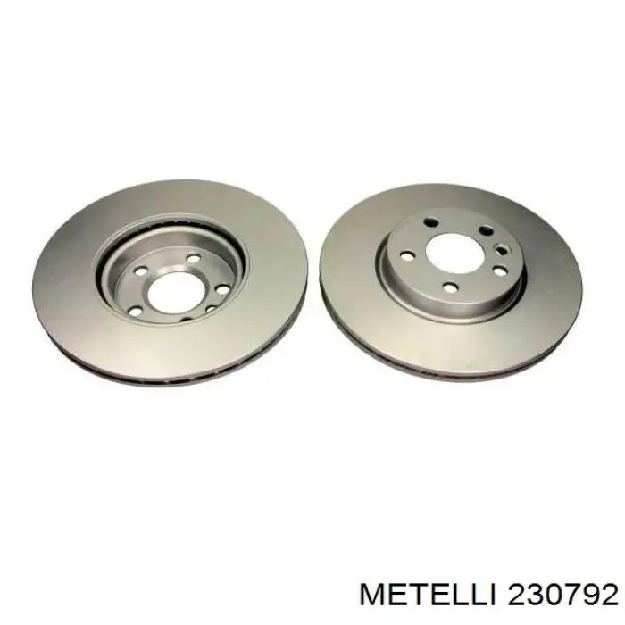 230792 Metelli диск тормозной передний