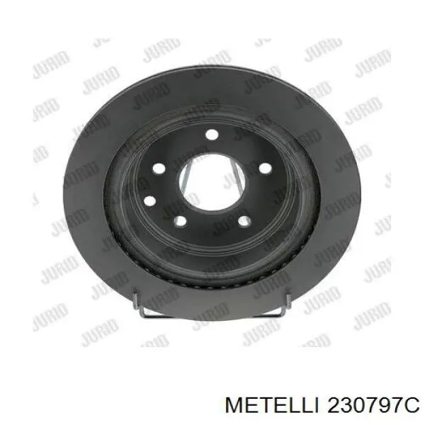 Купить 230797C Metelli Диск тормозной задний