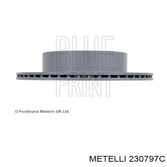 Купить 230797C Metelli Диск тормозной задний