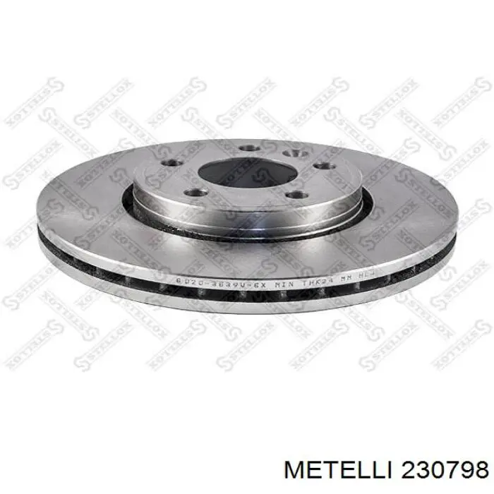 230798 Metelli Диск тормозной передний