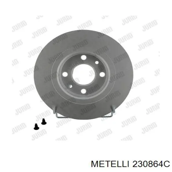 Передние тормозные диски 230864C Metelli