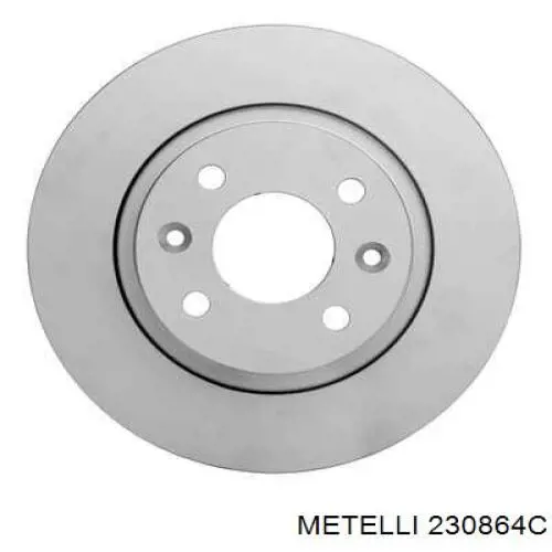 Передние тормозные диски 230864C Metelli