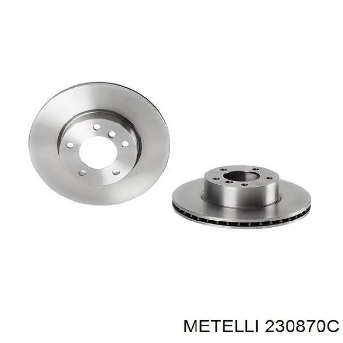 Передний тормозной диск Metelli 230870C