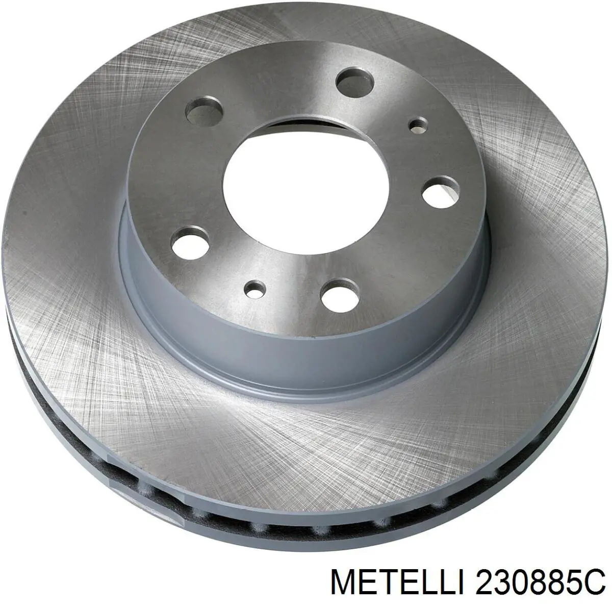 230885C Metelli диск тормозной передний