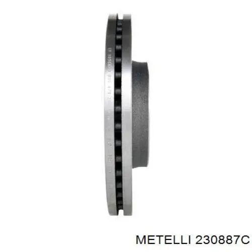 Передний тормозной диск Metelli 230887C