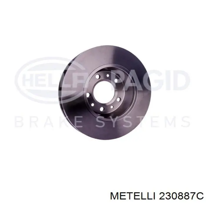 Купить 230887C Metelli Ротор тормозной