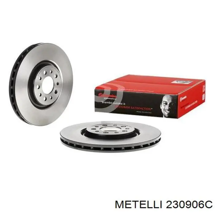 230906C Metelli диск тормозной передний