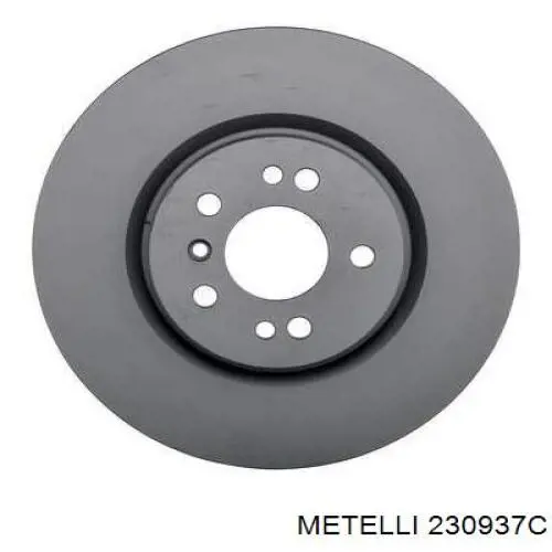 230937C Metelli Диск тормозной передний