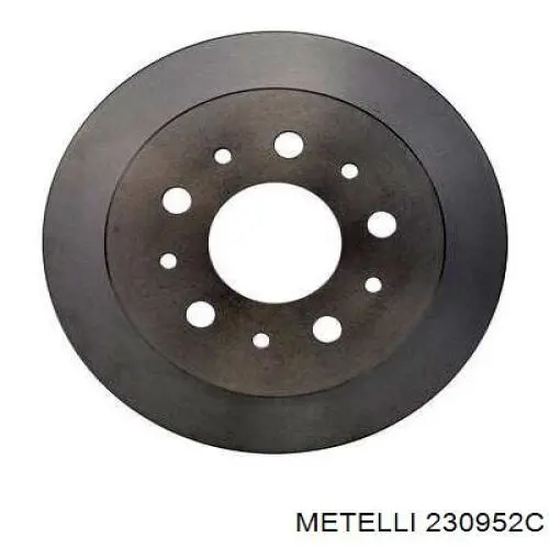 Купить 230952C Metelli Диск тормозной задний