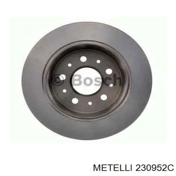 Тормозные диски 230952C Metelli