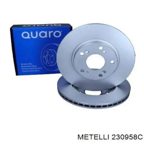 Передние тормозные диски 230958C Metelli