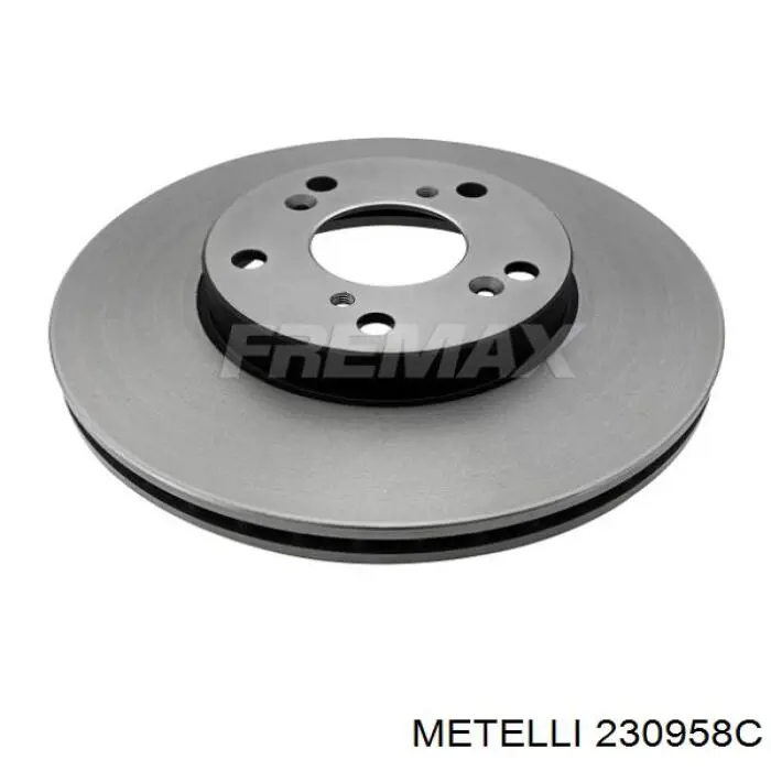 Передний тормозной диск Metelli 230958C