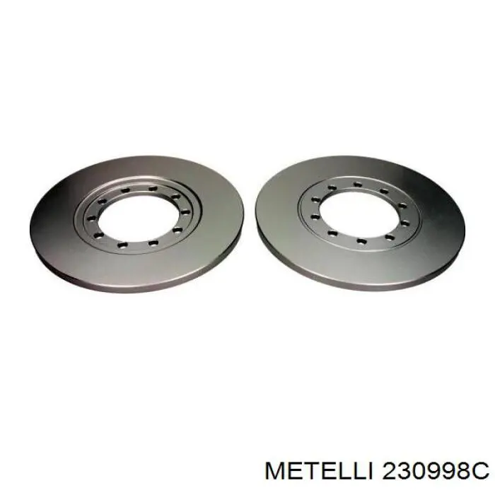 23-0998C Metelli диск тормозной задний