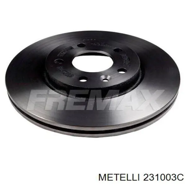 231003C Metelli Диск тормозной передний