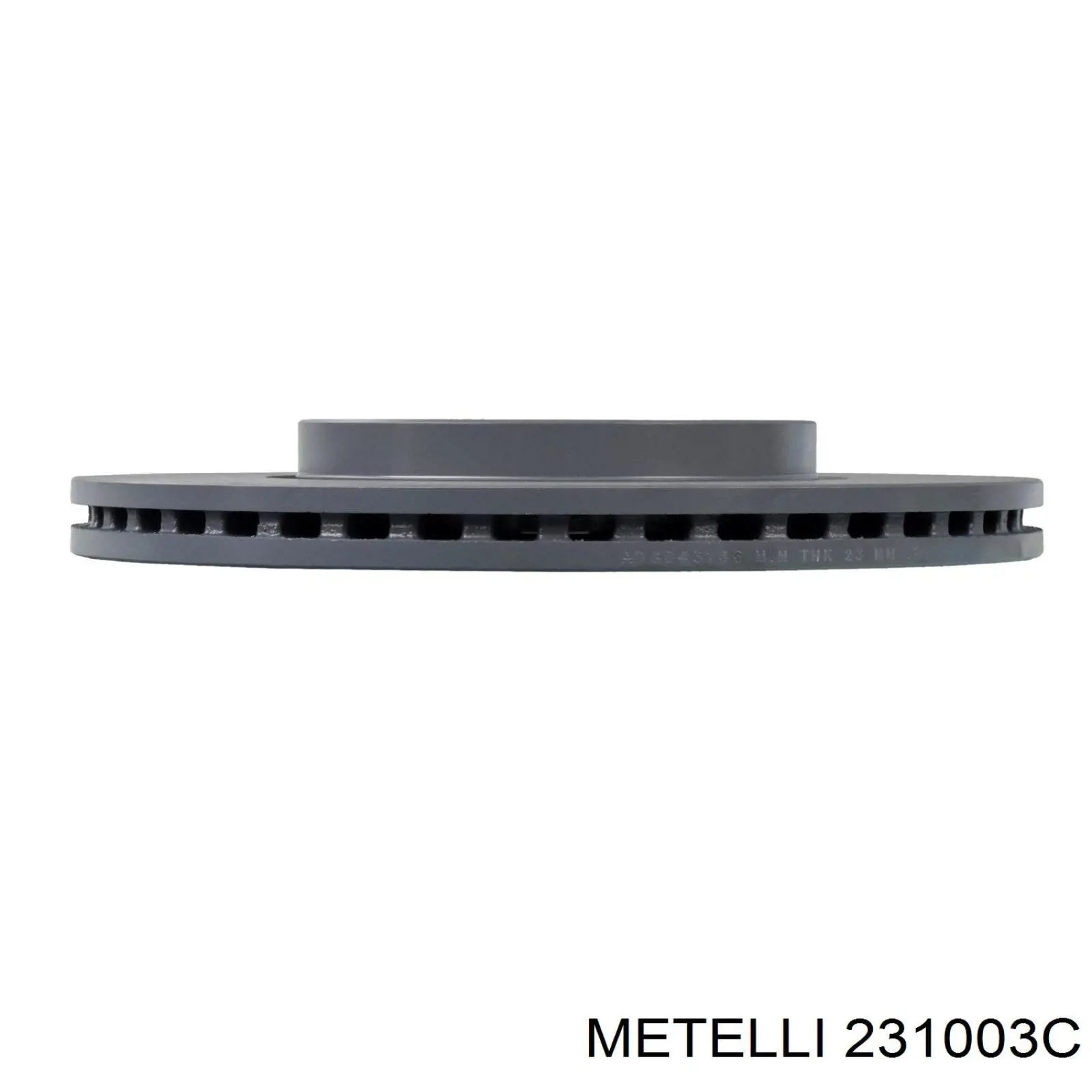 Передний тормозной диск Metelli 231003C