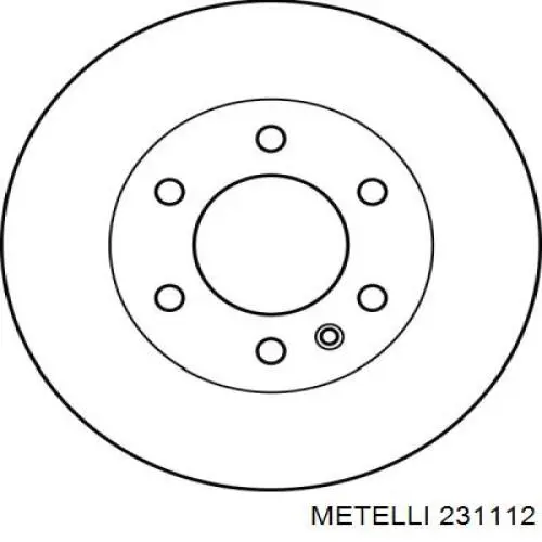 Тормозные диски 231112 Metelli