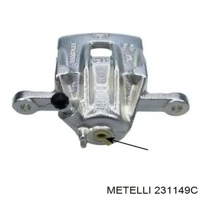 Задний дисковый тормоз Metelli 231149C