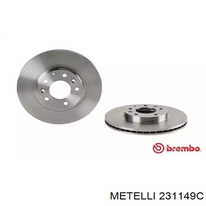 Задний тормозной диск Metelli 231149C цена, от 41.68 USD