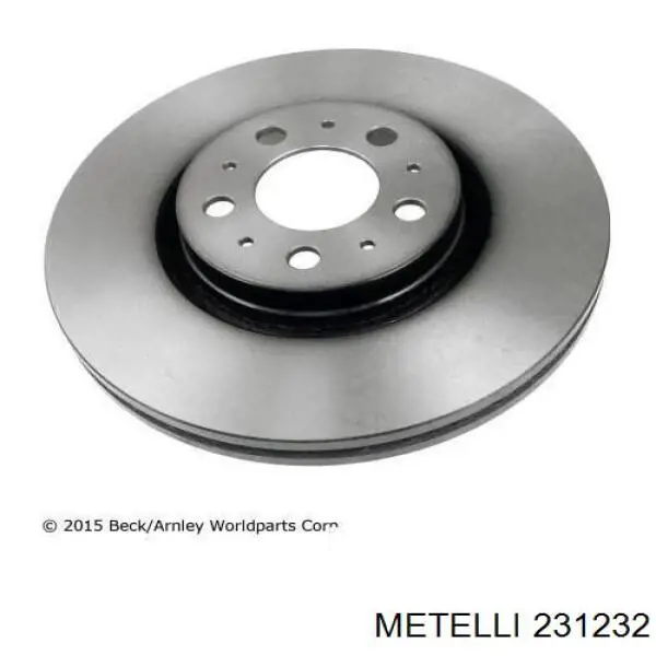 Купить 231232 Metelli Диск тормозной задний