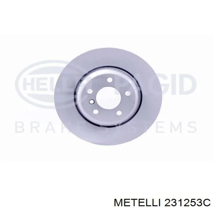 Передние тормозные диски 231253C Metelli