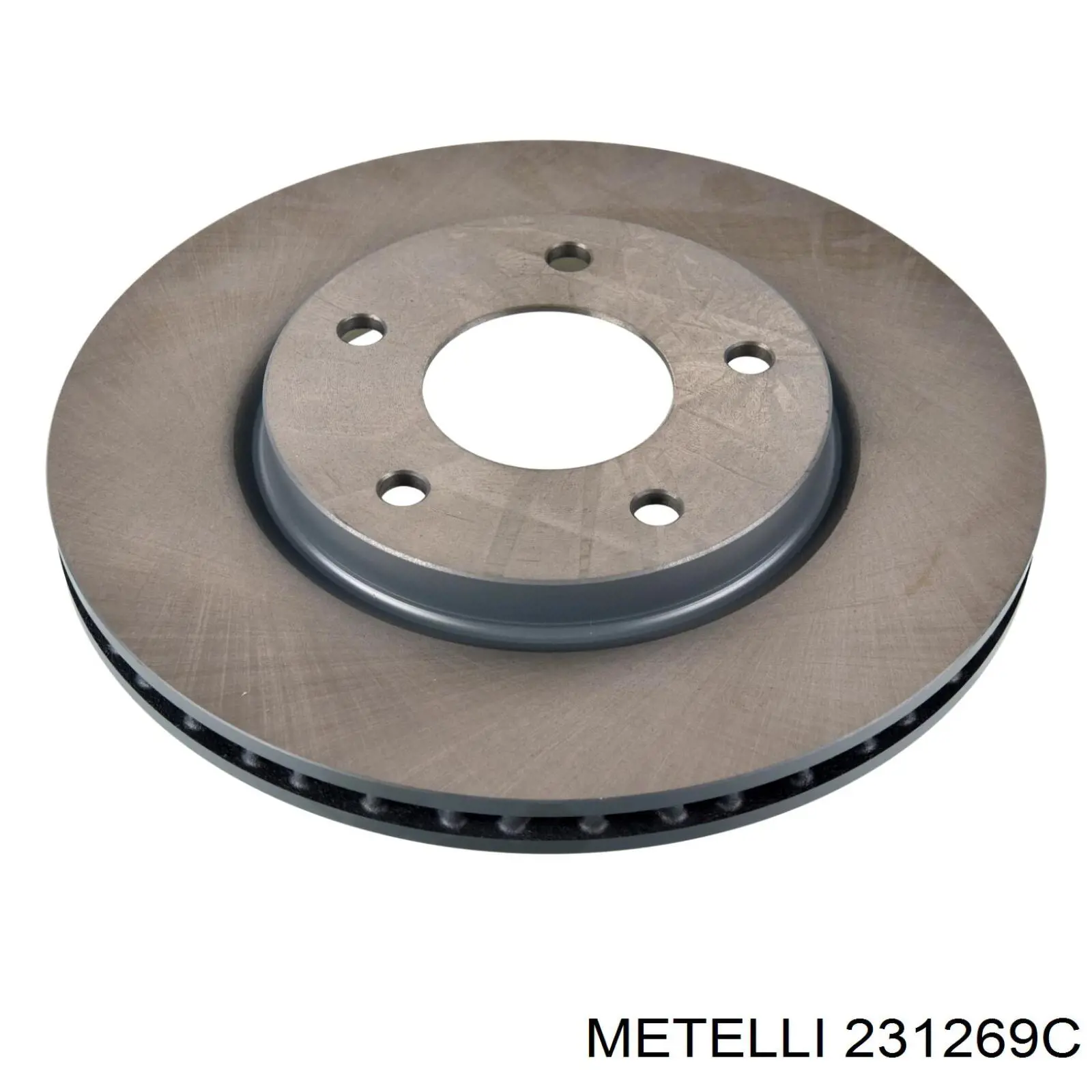231269C Metelli Диск тормозной передний