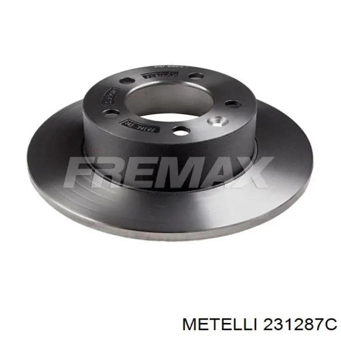 Тормозные диски 231287C Metelli