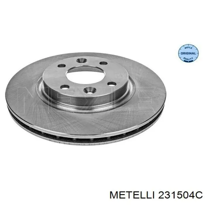 231504C Metelli Диск тормозной передний