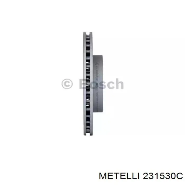 231530C Metelli Диск тормозной передний