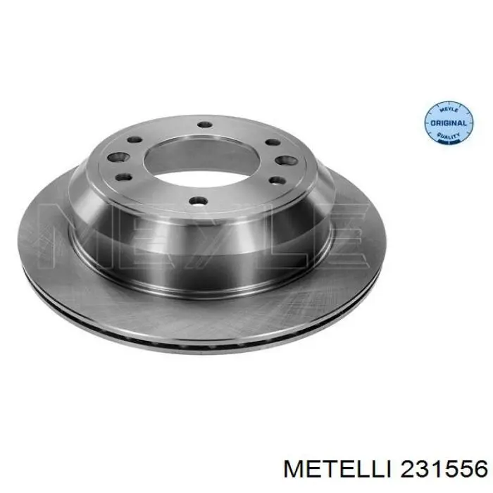 Купить 231556 Metelli Диск тормозной задний