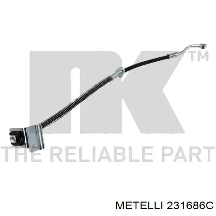 Тормоз дисковый передний Metelli 231686C цена, от 58.08 USD