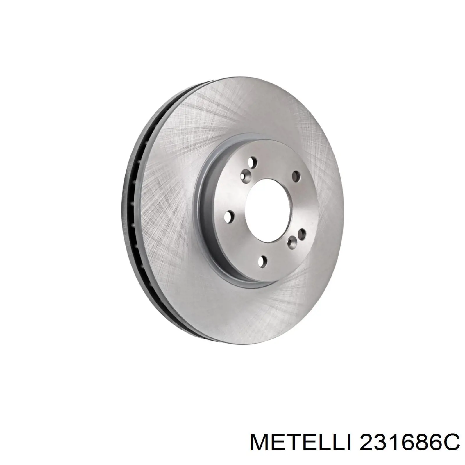 Передние тормозные диски 231686C Metelli