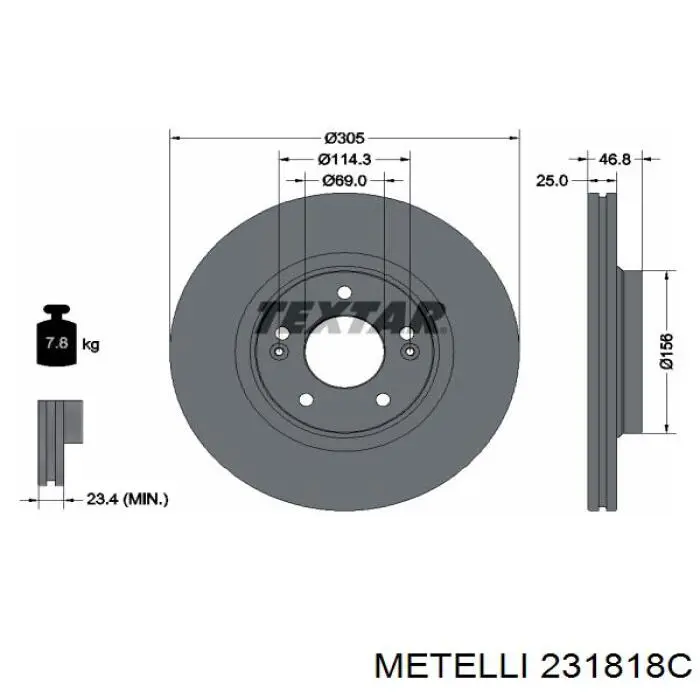 231818C Metelli