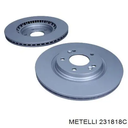 231818C Metelli Диск тормозной передний
