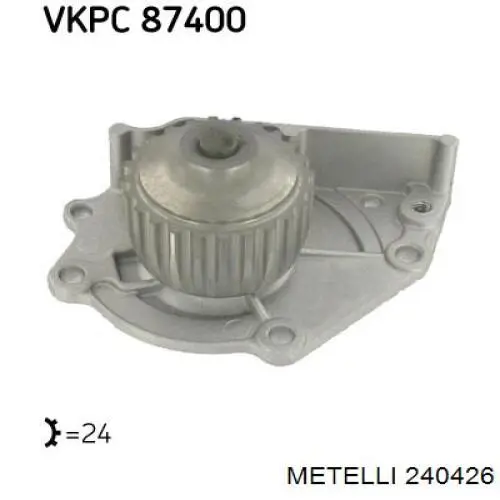 Купить 240426 Metelli Насос охлаждения