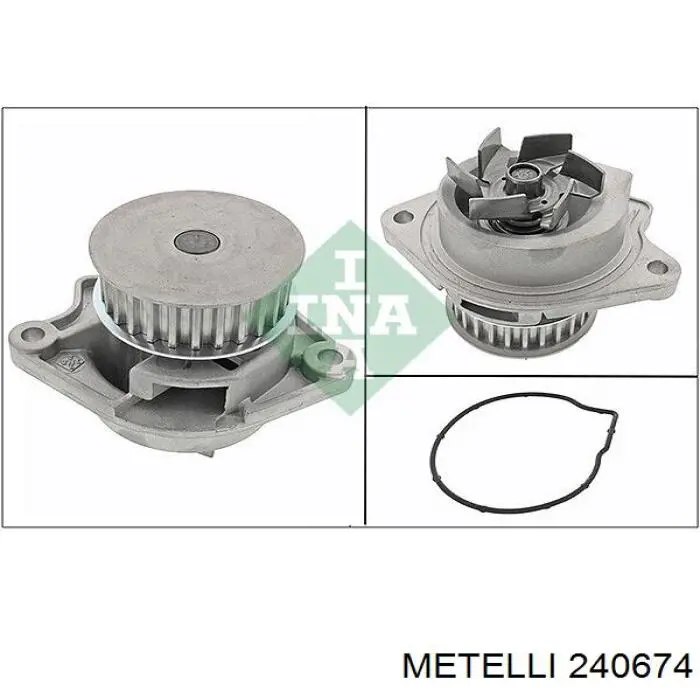 240674 Metelli Насос водяной