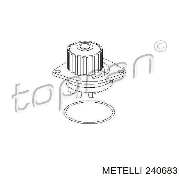Купить 240683 Metelli Насос охлаждения