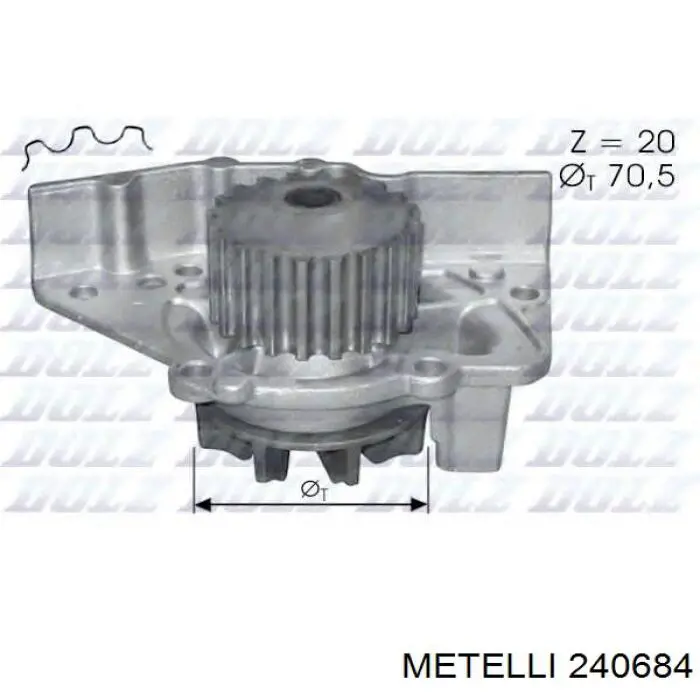 Помпа 240684 Metelli