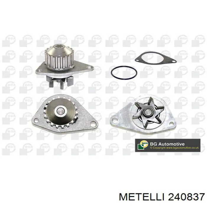 Купить 240837 Metelli Насос охлаждения